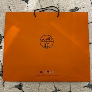Genuine Hermes Large Shopping Bag (23.5” x 19.5”)